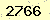 請輸入此驗證碼 : 2766