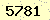 請輸入此驗證碼 : 5781