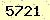 請輸入此驗證碼 : 5721