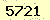 請輸入此驗證碼 : 5721