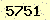 請輸入此驗證碼 : 5751