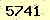 請輸入此驗證碼 : 5741