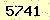 請輸入此驗證碼 : 5741