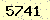 請輸入此驗證碼 : 5741