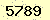 請輸入此驗證碼 : 5789