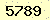 請輸入此驗證碼 : 5789