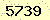 請輸入此驗證碼 : 5739