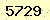 請輸入此驗證碼 : 5729