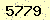 請輸入此驗證碼 : 5779