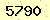 請輸入此驗證碼 : 5790