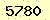 請輸入此驗證碼 : 5780