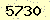 請輸入此驗證碼 : 5730