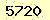 請輸入此驗證碼 : 5720