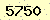 請輸入此驗證碼 : 5750