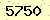 請輸入此驗證碼 : 5750