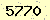 請輸入此驗證碼 : 5770