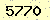 請輸入此驗證碼 : 5770
