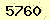 請輸入此驗證碼 : 5760