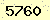 請輸入此驗證碼 : 5760