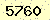 請輸入此驗證碼 : 5760