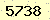 請輸入此驗證碼 : 5738