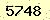 請輸入此驗證碼 : 5748