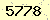 請輸入此驗證碼 : 5778