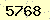 請輸入此驗證碼 : 5768