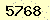 請輸入此驗證碼 : 5768