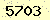 請輸入此驗證碼 : 5703