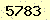 請輸入此驗證碼 : 5783