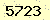 請輸入此驗證碼 : 5723