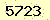 請輸入此驗證碼 : 5723
