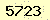 請輸入此驗證碼 : 5723