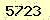 請輸入此驗證碼 : 5723