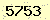 請輸入此驗證碼 : 5753