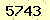 請輸入此驗證碼 : 5743