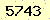 請輸入此驗證碼 : 5743