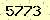 請輸入此驗證碼 : 5773