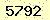 請輸入此驗證碼 : 5792