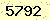 請輸入此驗證碼 : 5792