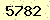 請輸入此驗證碼 : 5782