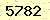 請輸入此驗證碼 : 5782
