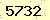 請輸入此驗證碼 : 5732