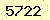 請輸入此驗證碼 : 5722