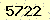 請輸入此驗證碼 : 5722