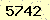 請輸入此驗證碼 : 5742