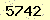 請輸入此驗證碼 : 5742