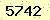 請輸入此驗證碼 : 5742