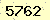 請輸入此驗證碼 : 5762